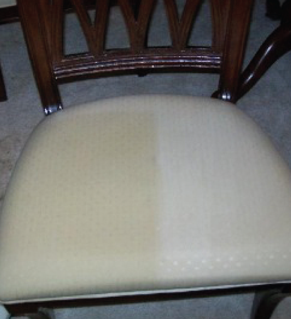 Visible differences after cleaning